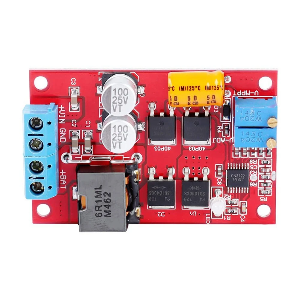 New-5A MPPT Solar Panel Regulator Controller Solar Charge Controller Battery Charging Module 9V 12V 18V 24V 300Khz PWM, Easy To