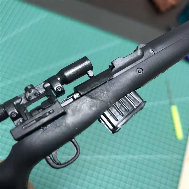 1/6 SVT-40 Rifle Gun Defective Finished Product Model Can DIY