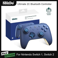 8Bitdo Ultimate 2C Bluetooth Controller for Switch 2, with Remappable L4/R4 Bumpers Gamepad for Nintendo Switch Game Console