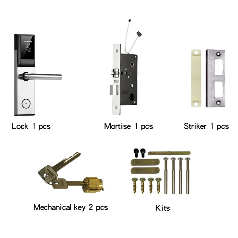 remote control password keyless elock hotel door lock system Rf card electronic hotel locks