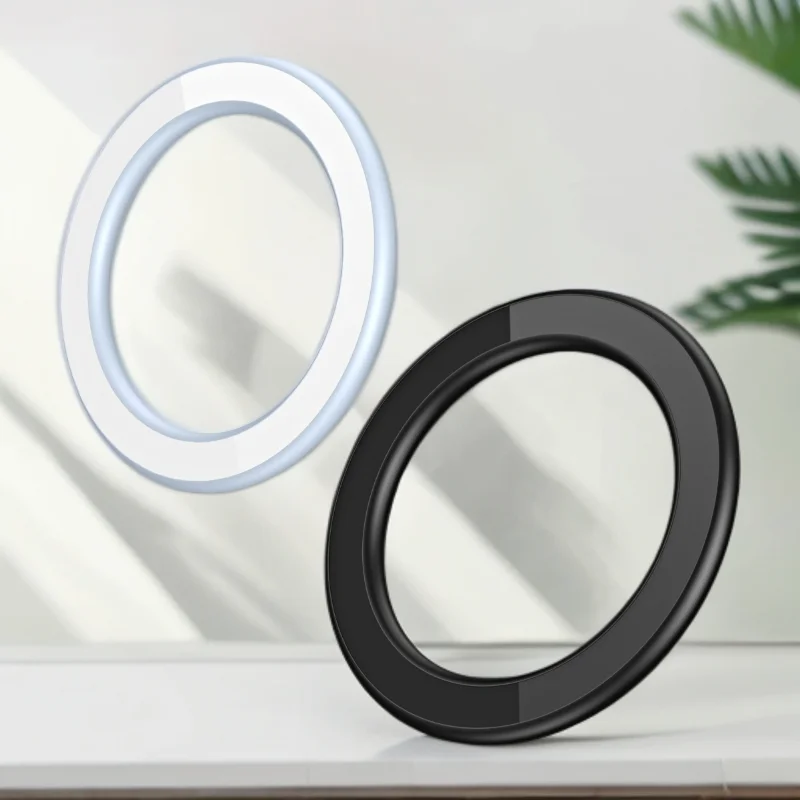 1/2/3pcs Strong Magnetic Phone Ring Holder Sticker Metal Ring Magnet Stand Compatible with Magsafe Wall Bracket for iPhone 17/16