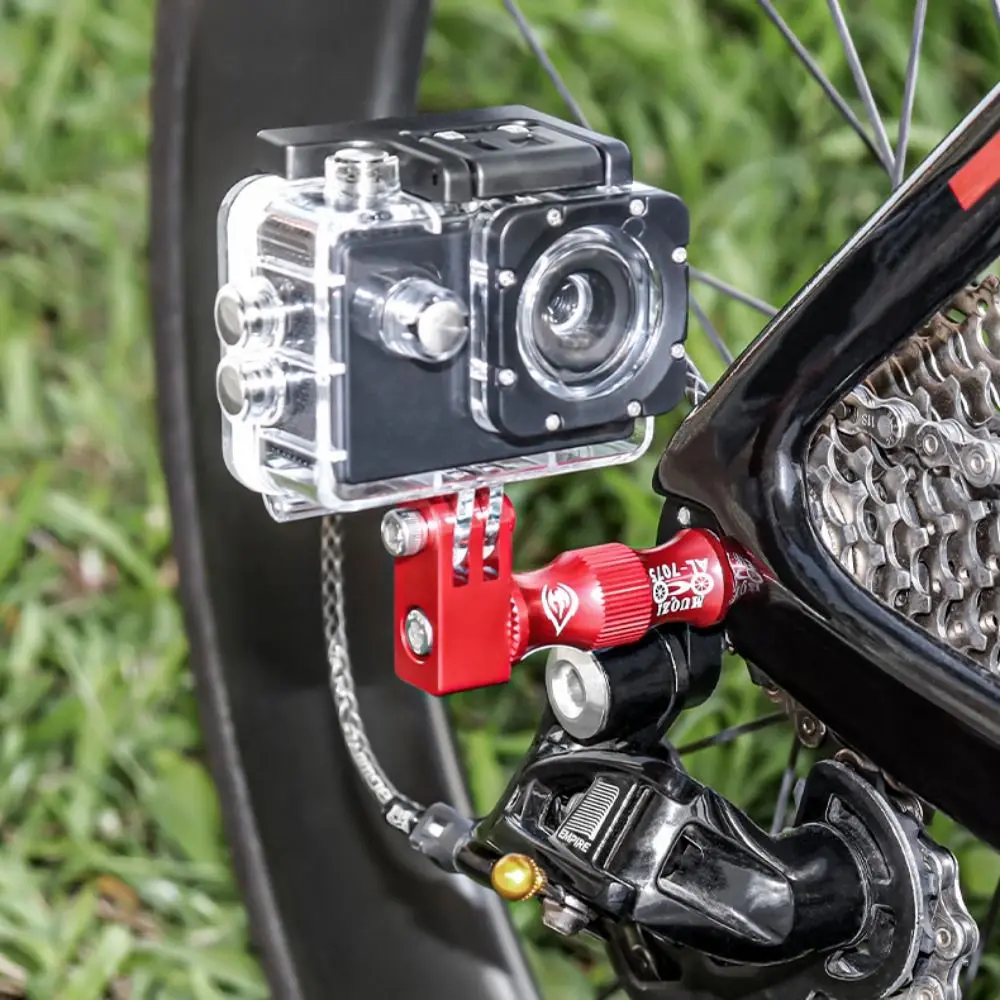 

Fixed Bracket Action Camera Holder Mount Holder Durable Motor Bracket Aluminum General Rearview Mirror Mount Action Cameras