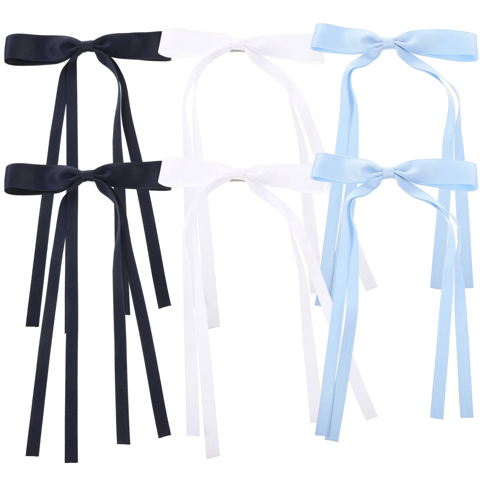 

6 шт. заколок-бабочек для волос, маленькие бантики-заколки для женщин, декоративные аксессуары для волос на каждый день