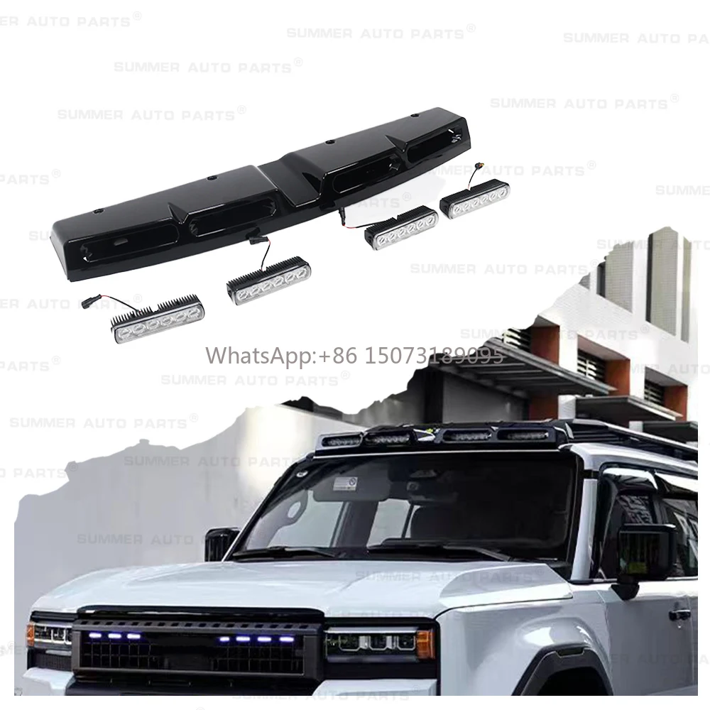 

Car Offroad Led 4X4 Strong Beam Searchlight Car Front Top Roof Spoiler Light Roof Light for Toyota Land Cruiser Prado Lc250 2024