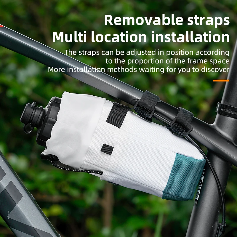 ESLNF Tempat Botol Air Sepeda Tas Pembawa Botol Air Bersepeda Tas Bahu Termos Terisolasi Tas Stang Sepeda Jalan MTB
