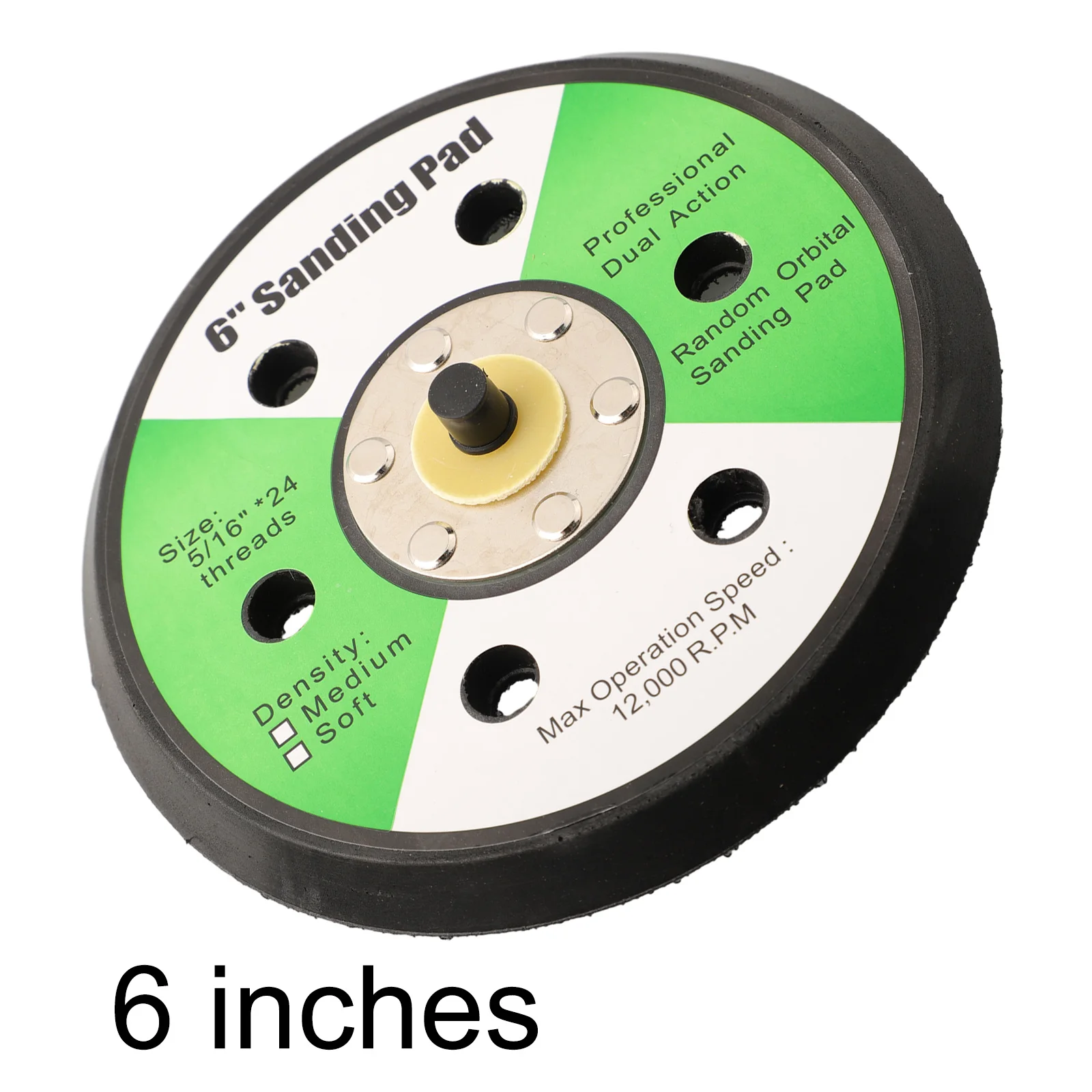 Premium 6in 150mm Sander Backing Pad 10 000 rpm Speed Suitable for Woodworking and Polishing Projects Ensures Tool Longevity