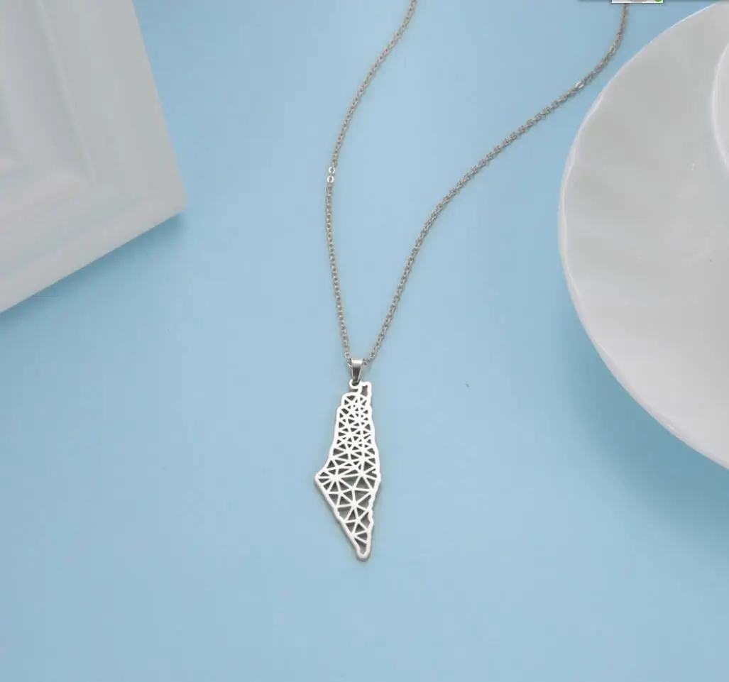 

1PC Hollow Pendant Necklace for Women Girls Viking Stainless Steel Gold Color Chain Necklaces F1163