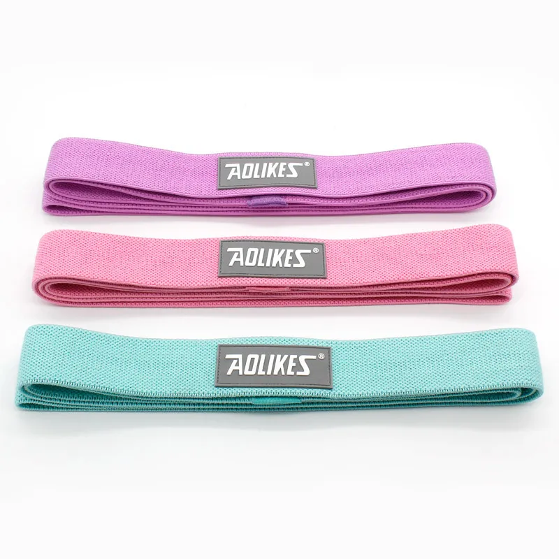 AOLIKES 3PCS Long Resistance Bands Set Yoga Pull Up Booty Hip Workout Loop Elastic Band Gym Training Exercis Equipment for Home