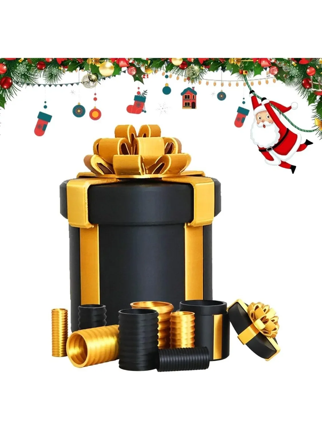 Annoying Nested Screw Gift Box Money Puzzle Box, 10 Layer Reusable Prank Gift Boxes for Birthday, Christmas & Fun Party
