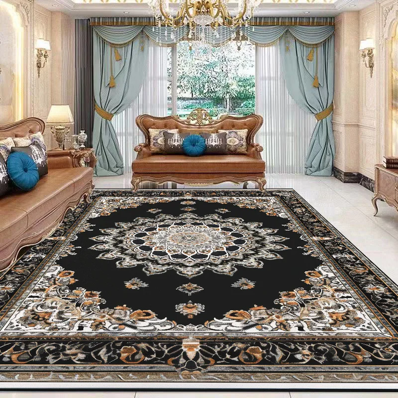 European Style Persia Carpet Living Room Luxury Thickening Carpets for Bedroom Large Area Rugs Cloakroom Non-slip Soft Floor Mat