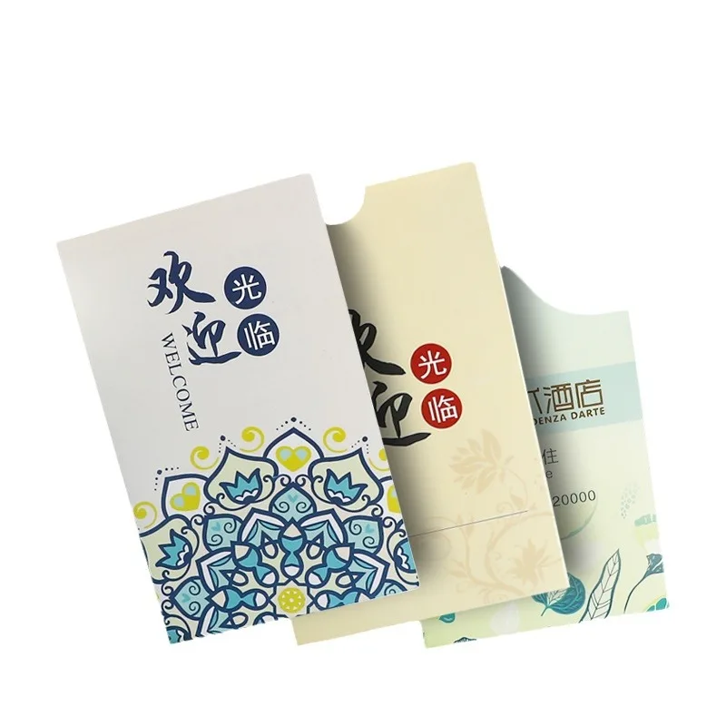 Customized. Factory Direct Supply Hotel Room Card Holder Minimum Order Custom High-end Feel Special Color Printing Cus