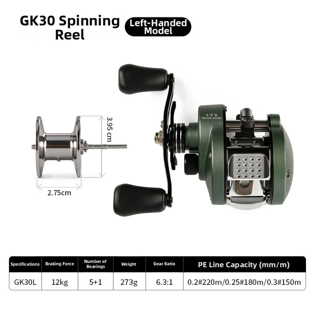 all-metal-gk30-drum-reel-baitcasting-type-with-12kg-braking-power-10-magnetic-beads-93mm-spool-for-saltwater-use
