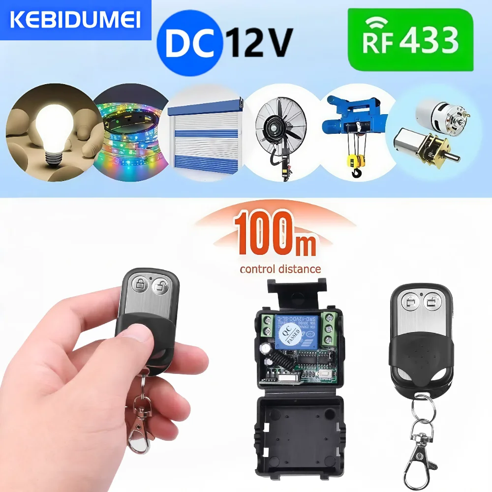 433Mhz Dc 12V 1CH U… - image