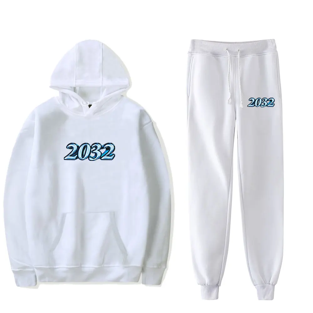 

New Bad Bunny 2032 El Ultimo Tour Del Mundo PULLOVER HOODIE Merch Hoodies Set Men Women Hoodies Pants Two-Piece Sweatshirt Suit