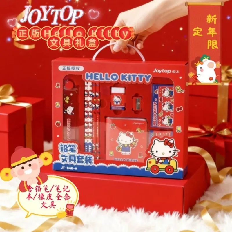

Sanrio Hello Kitty Stationery Suit Pencil Ruler Etc. Birthday Gift Send Children Exquisite Cute Good Looks Fashion Cartoon Anime