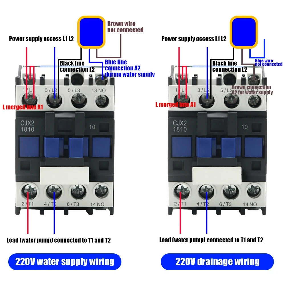 2M 3M 4M 5M Controller Float Switch Liquid Switches Liquid Fluid Water Level Float Switch Controller Contactor Sensor Pump Tank