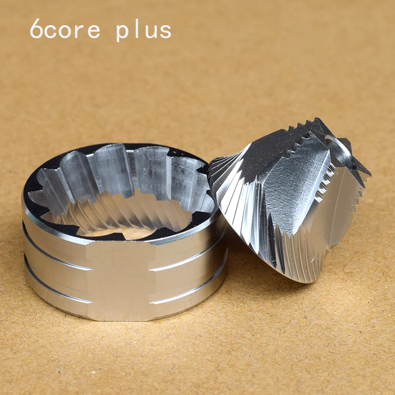 420stainless steel 38mm 7core Burrs 6 core Compatible With Timemore Chestnut C2 slim Higher Efficiency Manual Grinder