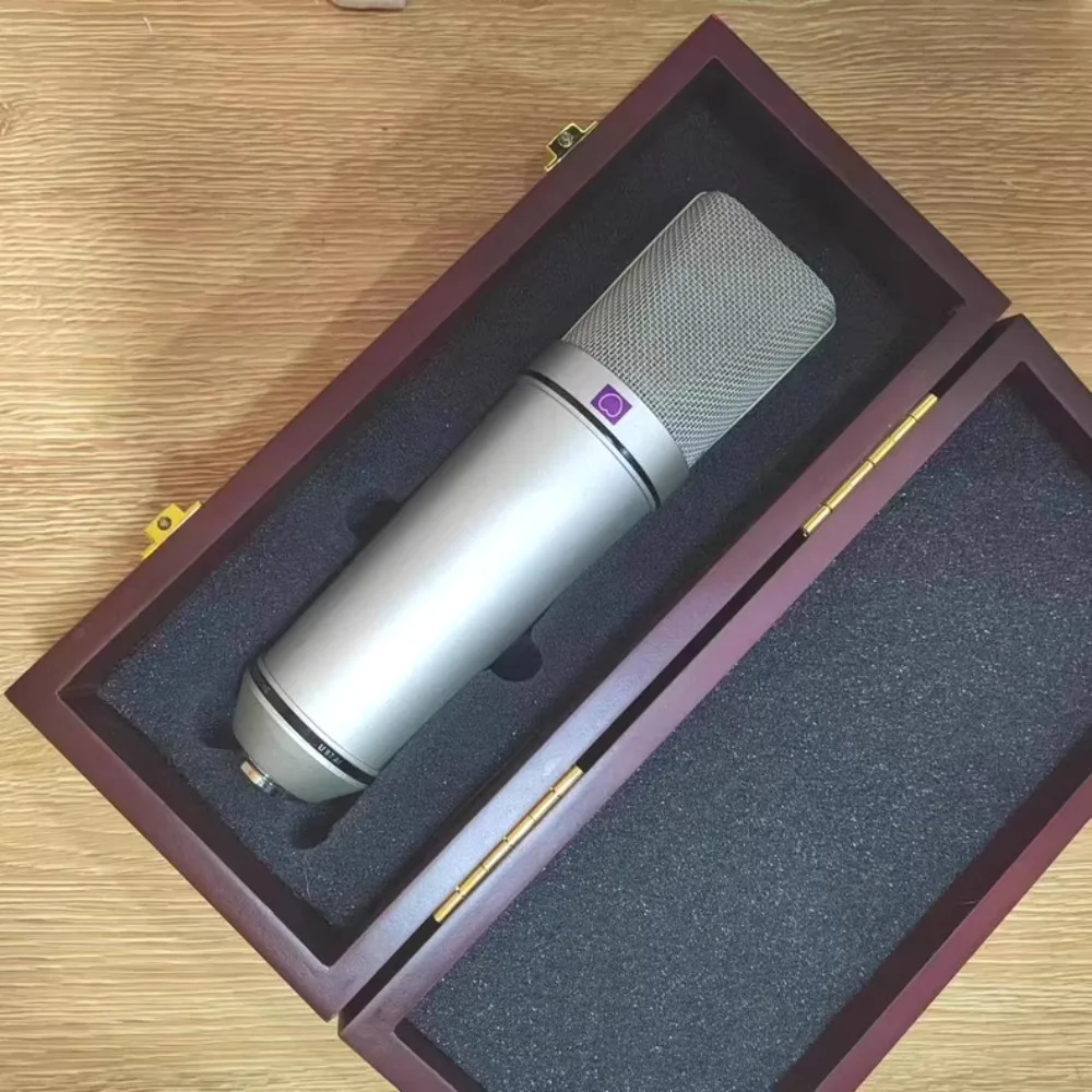 

Professionalcondenser microphone U87Ai suitable for karaoke live performances song recording podcasts and sound card microphones