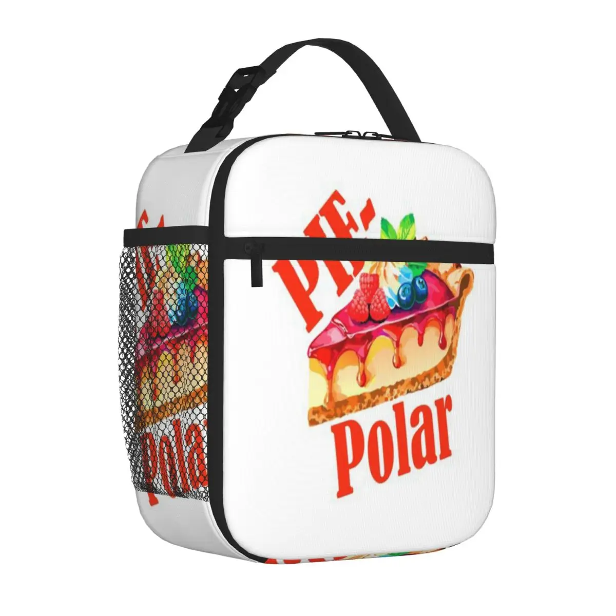 Hot Sale Pie-Polar Patchwork Insulated Food Bag Seaside Lunch Travel Lunch Bag