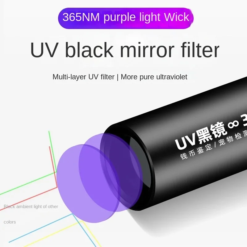 Mini UV LED ultravioleta tocha, USB lanterna recarregável, impermeável, luz Ultra violeta, Pet urina, lâmpada de detecção de escorpiões, 365nm