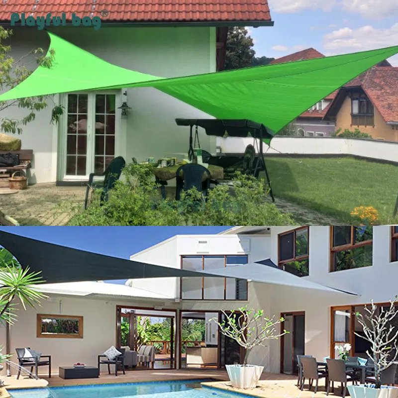 2x4 Meters 420D Sunshade sail Dustproof Rain cover Swimming pool Summer Beach Rectangle Shade Sail AVA64