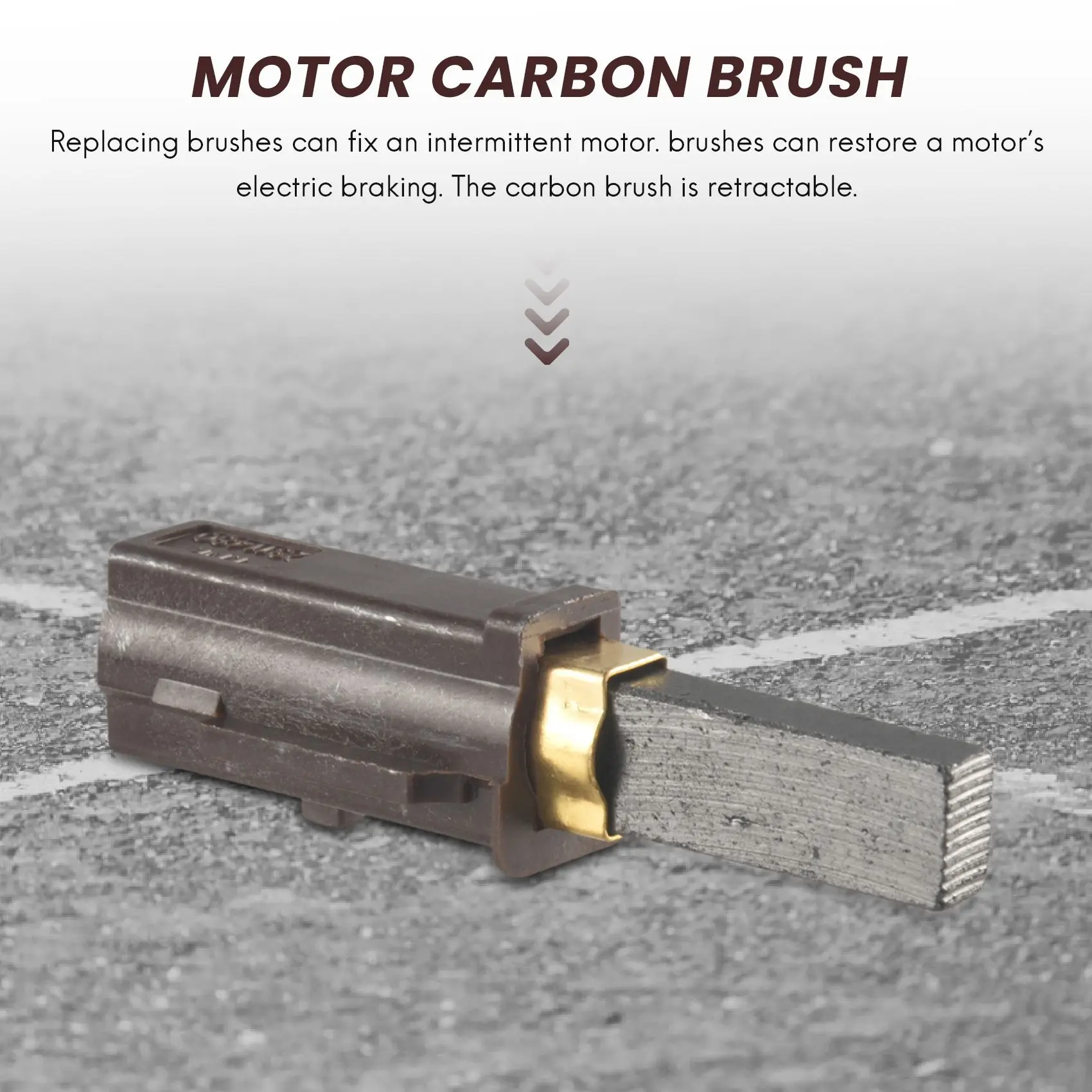 Cepillo de carbón para Motor de vacío eléctrico N18R 2311480 333261 33326-1 para herramientas de Motor de vacío Ametek Lamb Mar