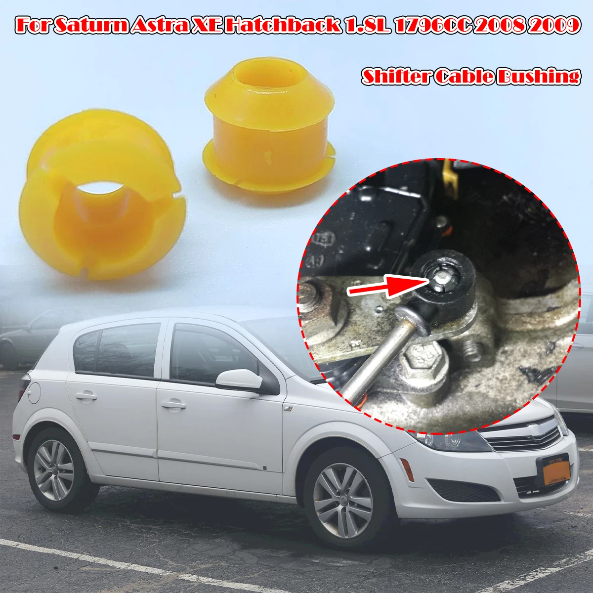 

2/4Pc For Saturn Astra XE 1.8L Shift Cable Bushing Automatic Shifting Fix Gear Selector Change Lever Linkage End Pivot Grommet