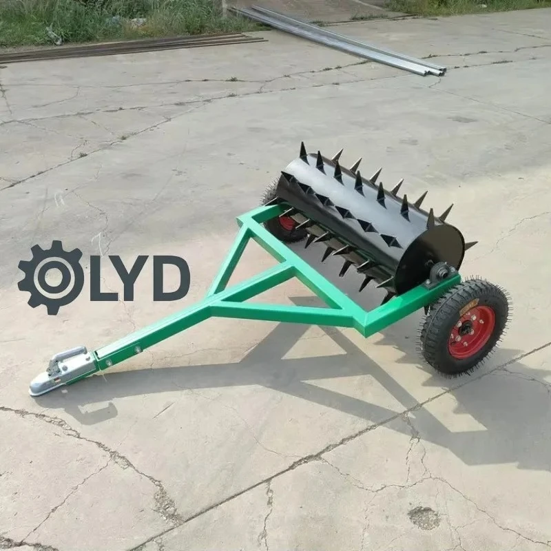 Turf Aerator Lawn Hole Puncher Garden Field Soil Loosening Customizable Vehicle Mounted Land Cultivator