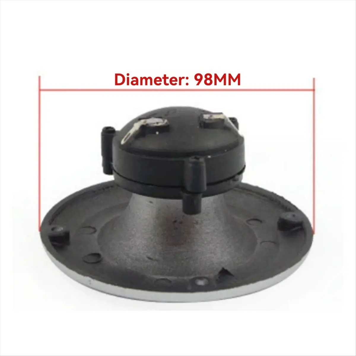 2Pcs 3 Inch Piezoelectric Tweeter Audio Speaker Treble Ceramic Piezo Loudspeaker for Hi-Fi and Car Audio