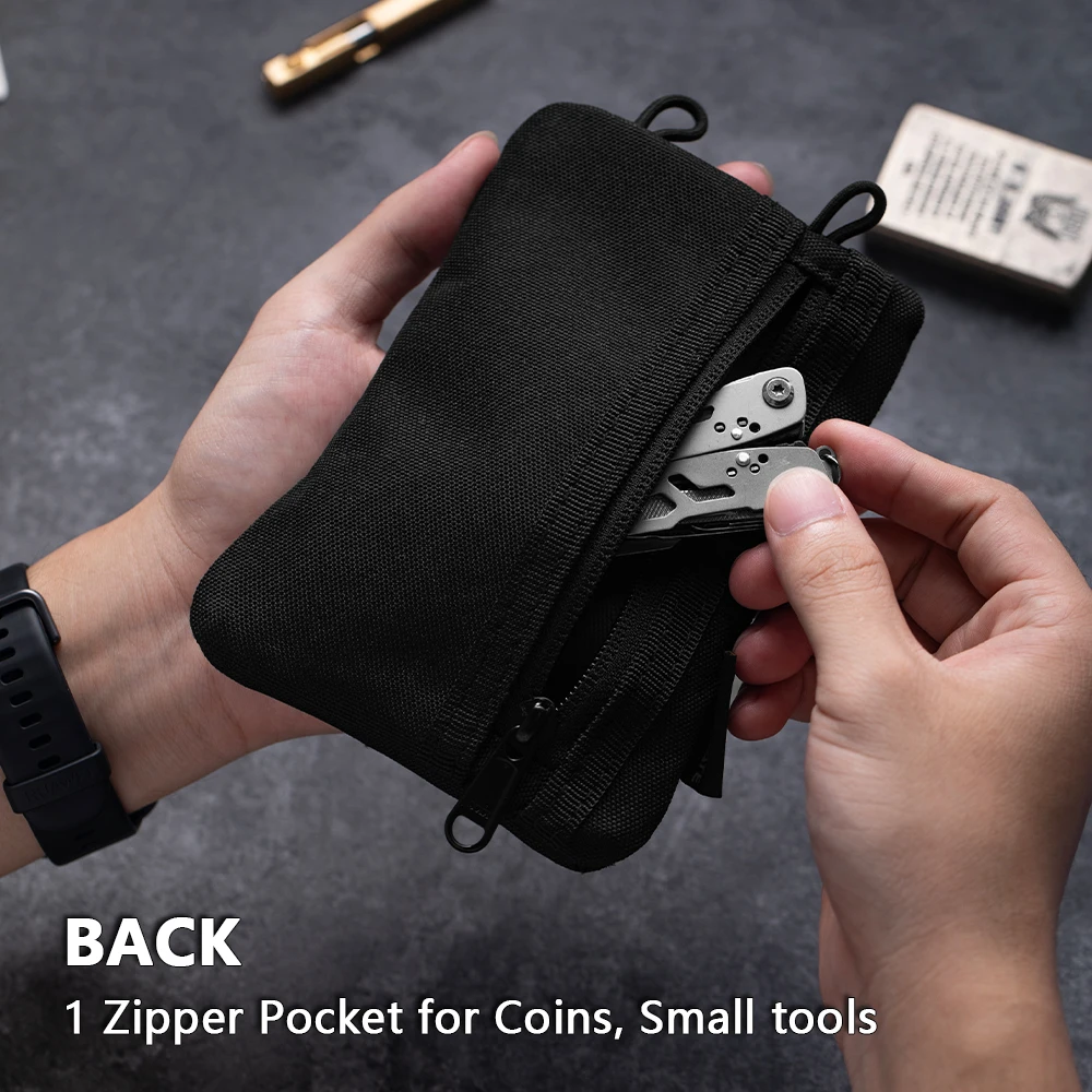 Карманный органайзер EDC Сумка для инструментов с 5-мя хранилями инструментов Сумка EDC для фонарика, карманного ножа, тактической ручки, E