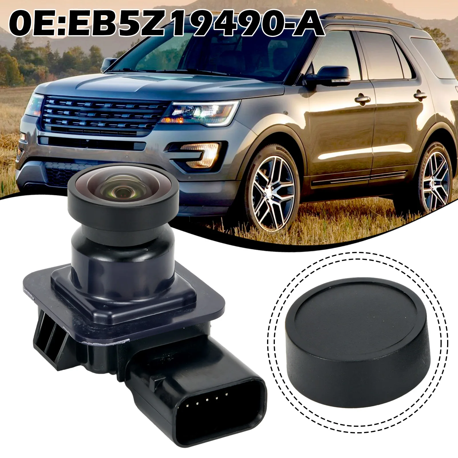 

1× камера заднего вида для Ford Explorer 2011/2012/2013/2014/2015 EB5Z19G490A # Автомобильный аксессуар для прямой замены деталей