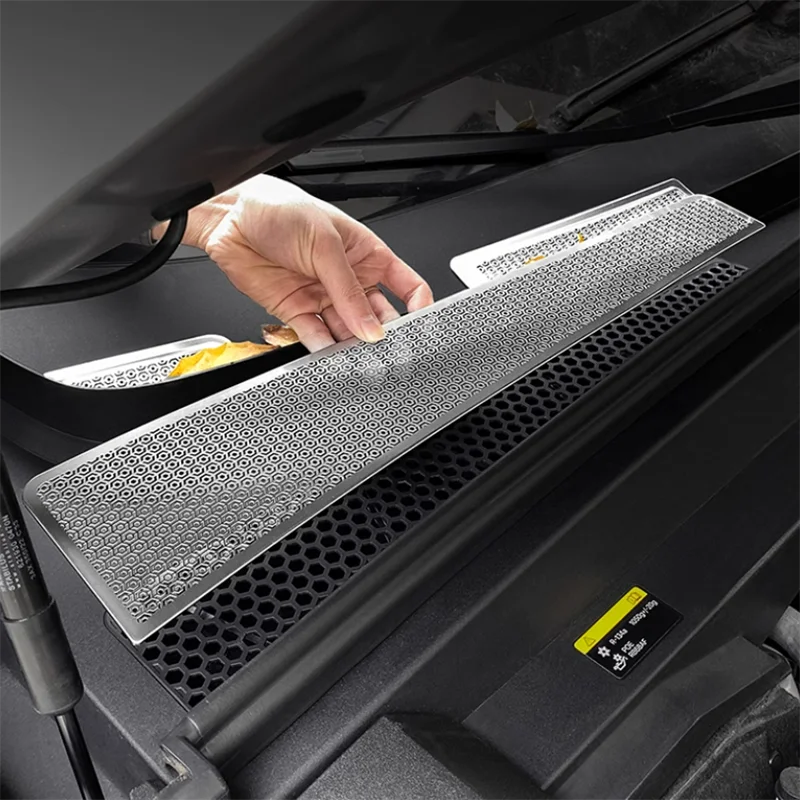 

For Leading Ideal LiXiang L7 2023 2024 Exterior Accessories Car Front Hood Dustproof Net Stainless Steel