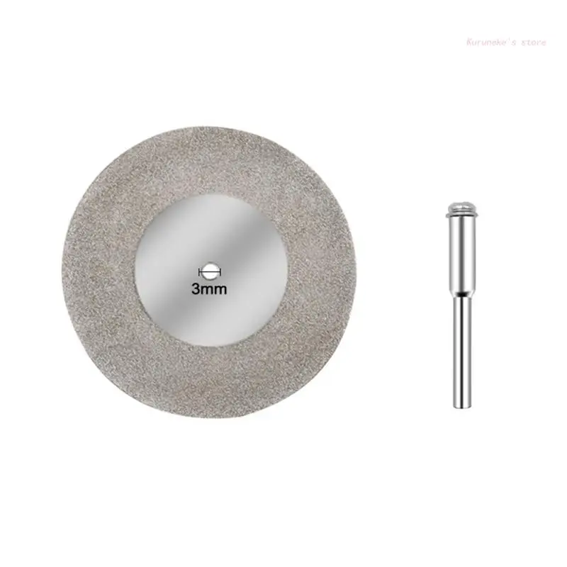 50/60Mm ตัดแผ่นเพชรจานเจียรเลื่อยวงกลม3Mm Shank Mata Bor HX6D