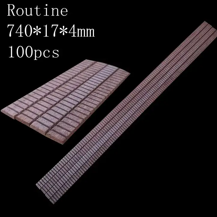 100PCS 740mm Kerfed Guitar Linings Guitar Binding Strip Inside Inlay Lining Guitar Edge Trim Project