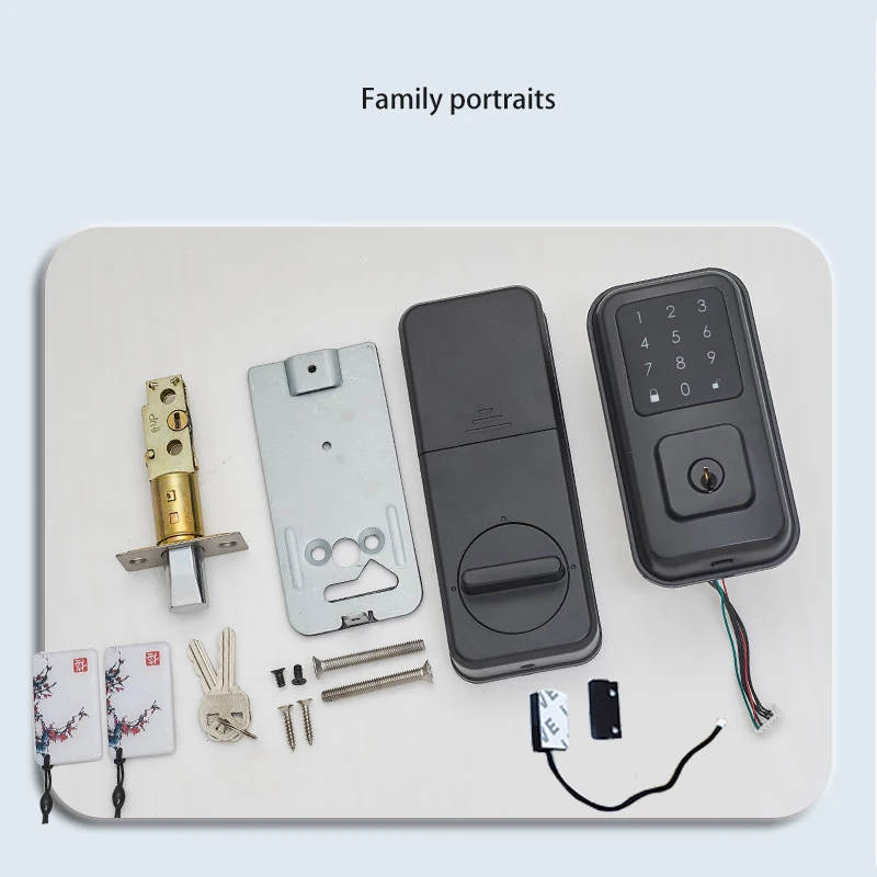 Imagem -06 - Yihesz tt Bloqueio de Bloqueio Bluetooth Deadbolt Inteligente Controle Remoto Senha ic Cartão Fechadura da Porta Inteligente Eletrônico Bloqueio Automático para Casa