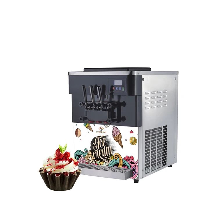 

Digital Frozen Snack Machine Soft 25L Small Ice Cream Maker Machine