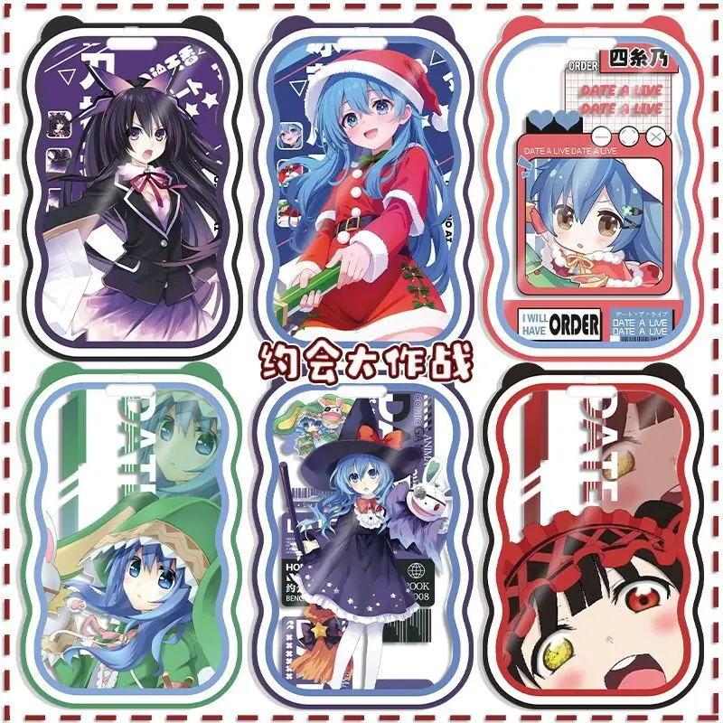 

DATE A LIVE Yoshino Tokisakikurumi Wave Student Hanging Neck Rope Lanyard ID Card Covercredential Holder