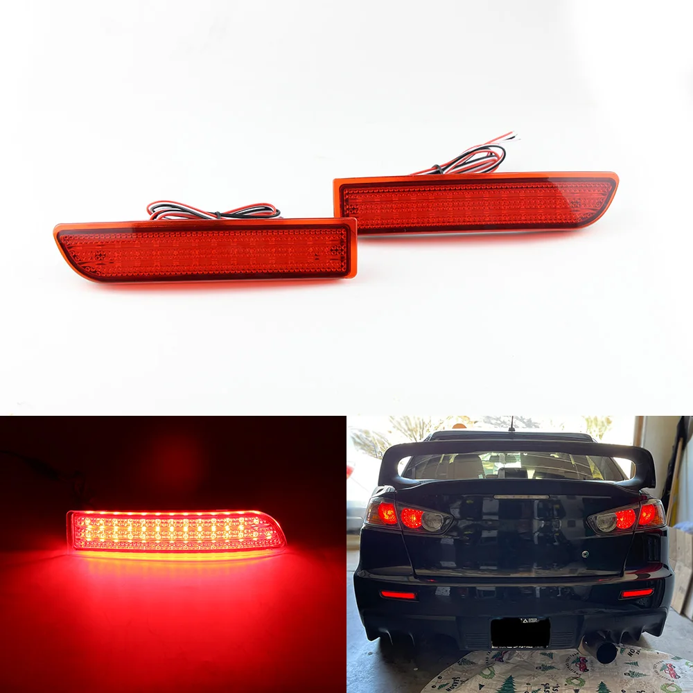 LED Rear bumper reflector light fog light tail brake light stop lamp for Toyota IPSUM Avensis Alphard Gaia Estima RAV4 PREVIA