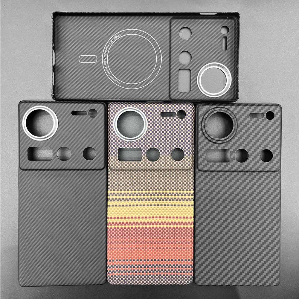 For ZTE Nubia Z70 Ultra Genuine Carbon Fabric Fiber Aramid Case Ultra thin Lightweight Cover Durable Sturdy Protective Case