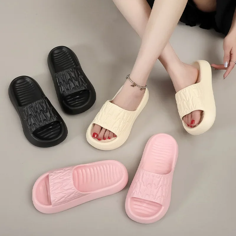 Outdoor Camping Dedicated Women Summer Slippers Anti Slip Wearproof Base Tough for Unsmooth Ground Daily Footwear