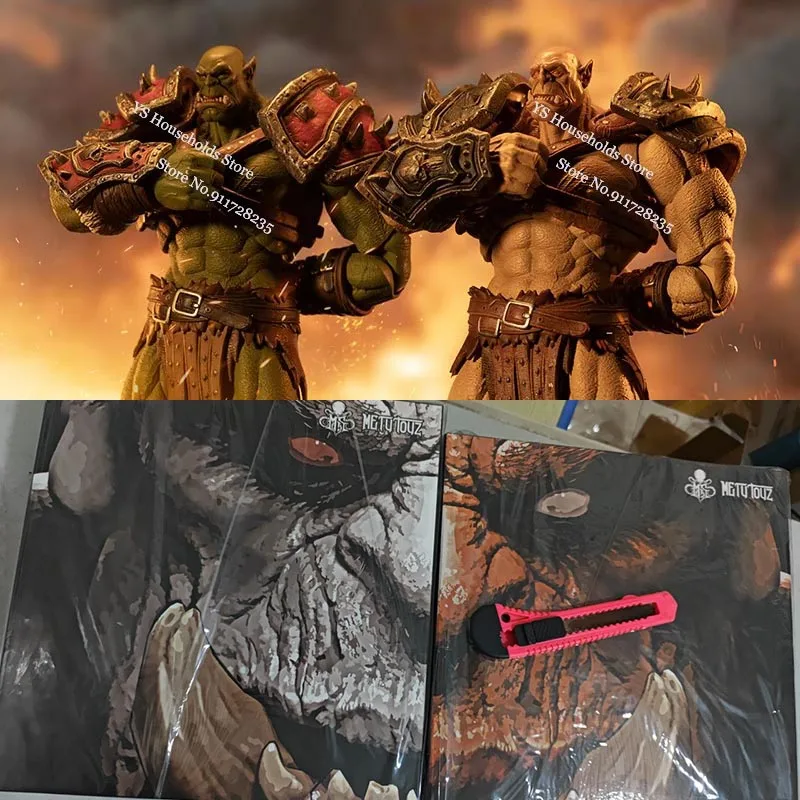 Metytoyz Figurine Mercenary Squad 1/12 Adventure World Orc Warrior Action Figure Display 6inch Soldier Model Fans Collection