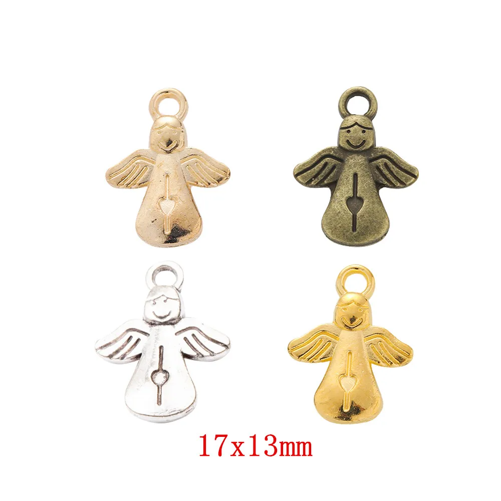 

50pieces (angel) vintage zinc alloy charm metal pendant DIY jewelry discovery making accessories 1219