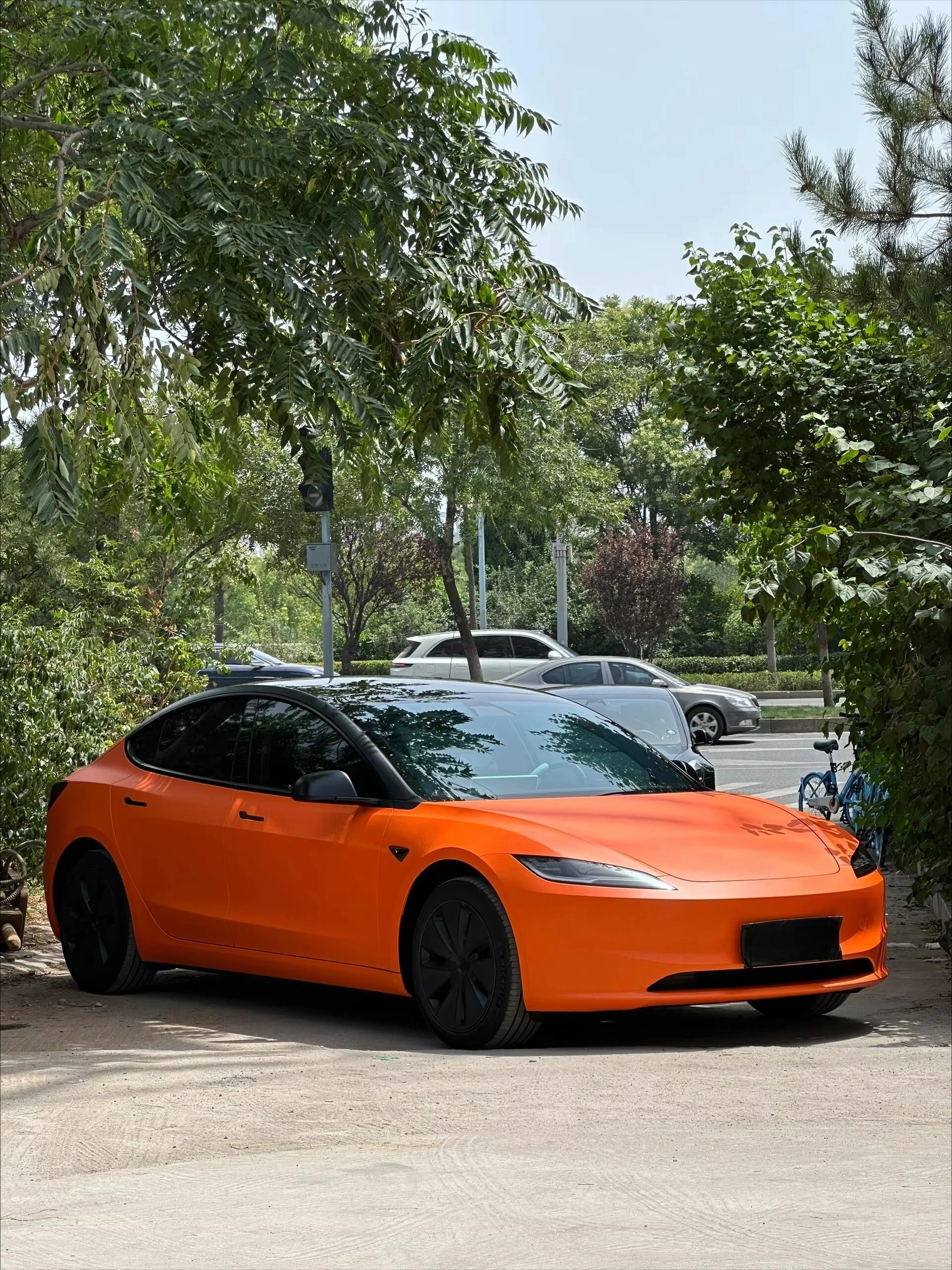 Factory Price Vinyl Car Decoration Film High Quality Iridescence Foil Car Vinyl Wrap  Car Film PET Matte Chrome Orange