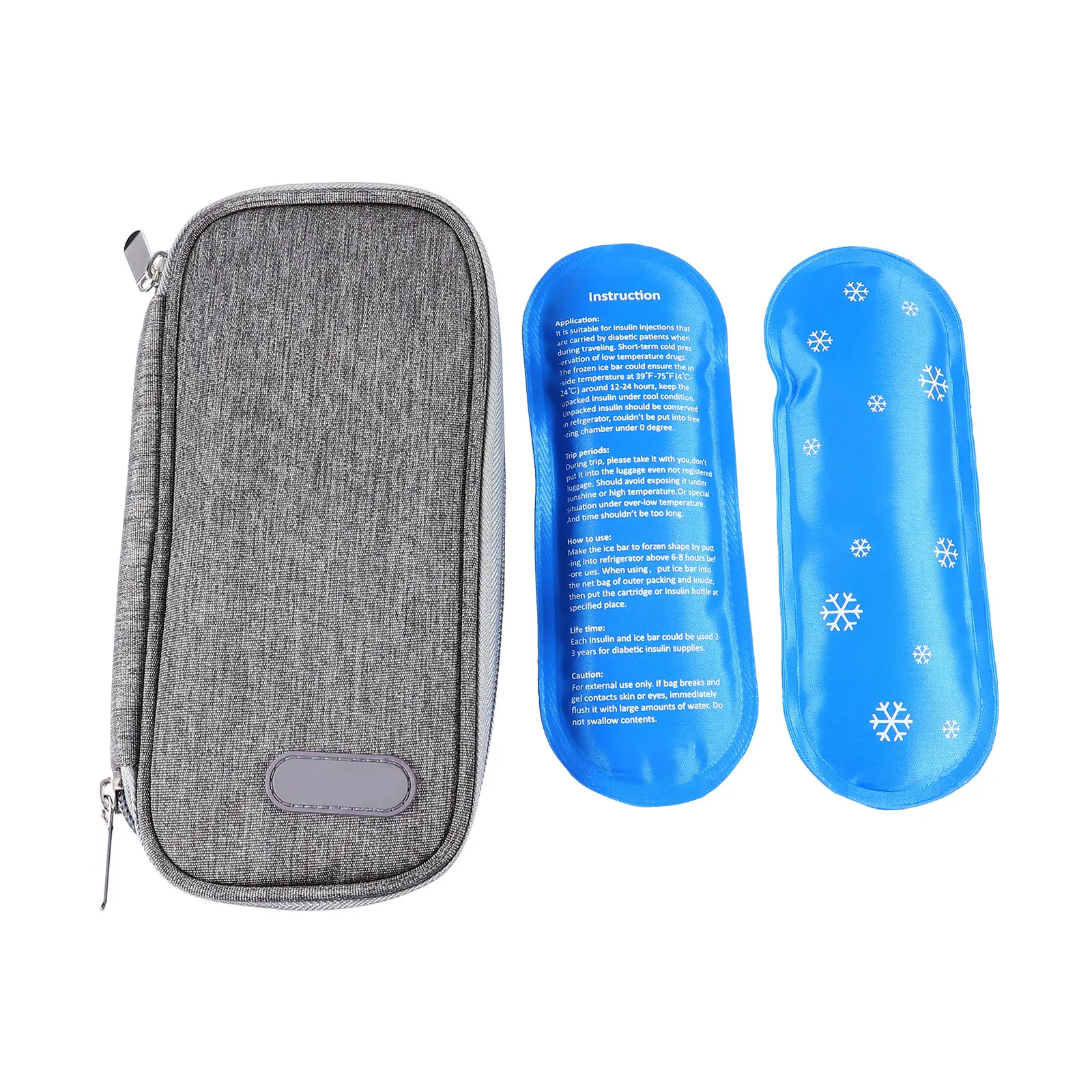 

Портативная термосумка для инсулина, ударопрочный дорожный чехол для термочувствительных лекарств, подходит для рюкзаков и чемоданов