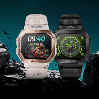 Upgraded LOKMAT Powerful Life Health Rate Monitoring Multiple Sports Rugged Smart Watch Sport IP68 Waterproof for Phone IOS