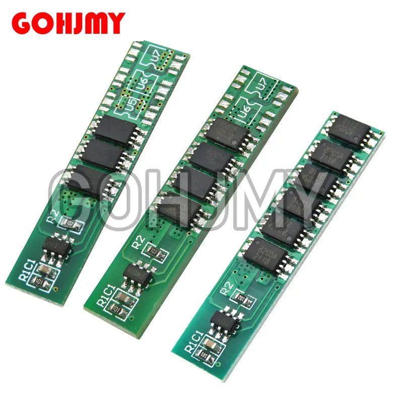 1pcs/lot 1S 7.5A 10A 15A 3.7V Li-ion 3MOS 4MOS 6MOS BMS PCM Battery Protection Board PCM for 18650 Lithium Lion Battery