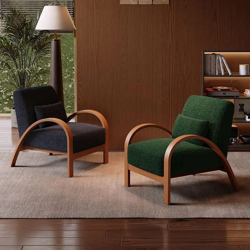 Single Sofa Chair Hotel Cafe Leisure Chair Balcony Living Room Homestay Classic Versatile Street Fashion