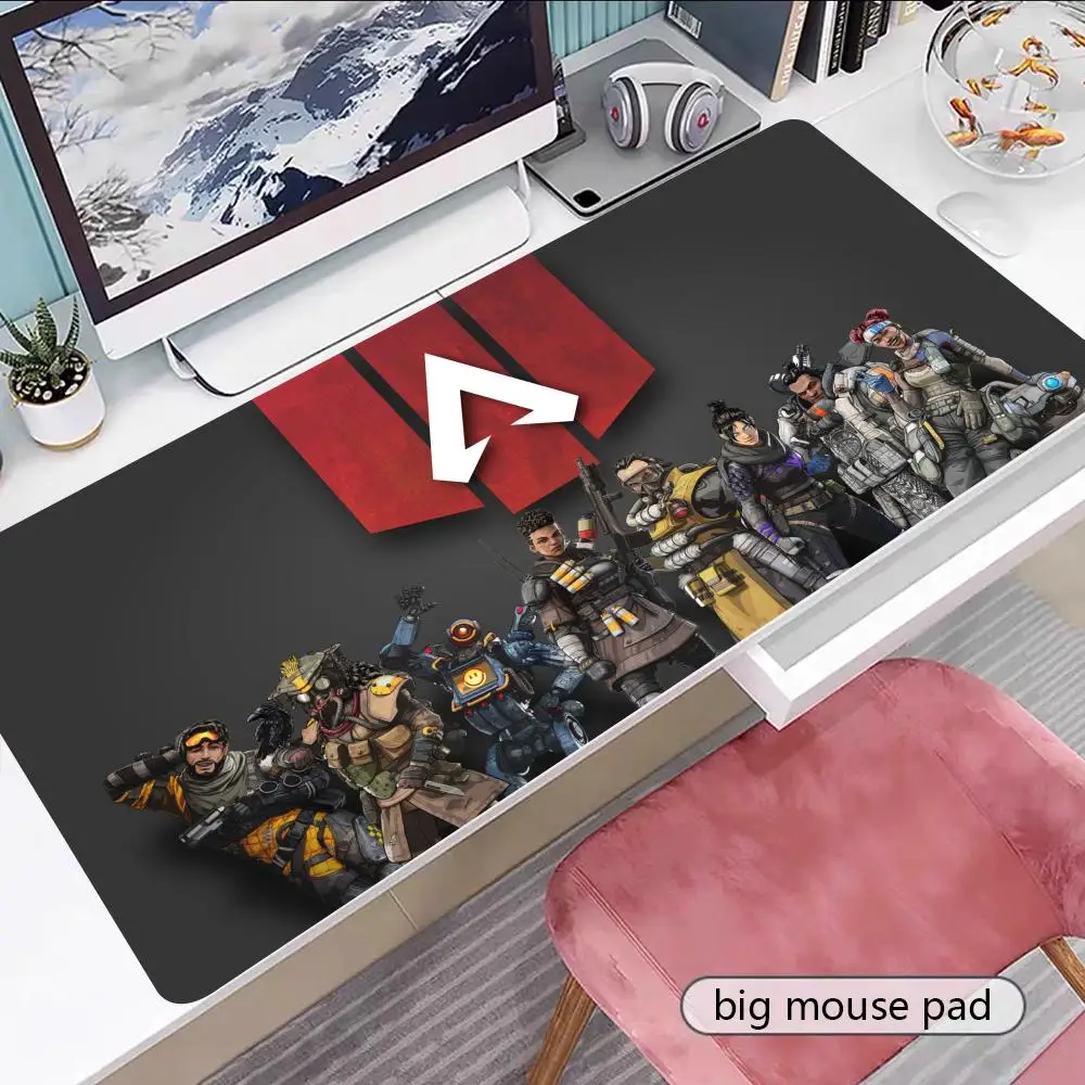 

A-Apex L-Legends Game Mouse Pad Gamer Keyboard Mouse Mat Rubber Cartoon Big Motbook Computer PC Mousepad