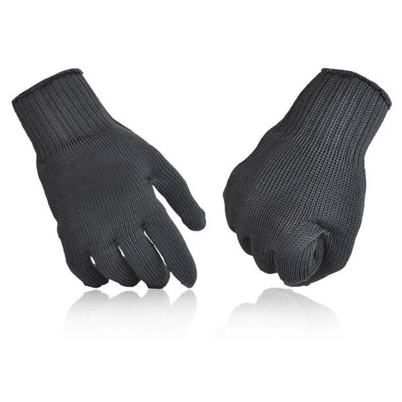 High Quality Cut Resistant Gloves Five Level Protect Work Gloves Steel Wire Woven Gloves AF20