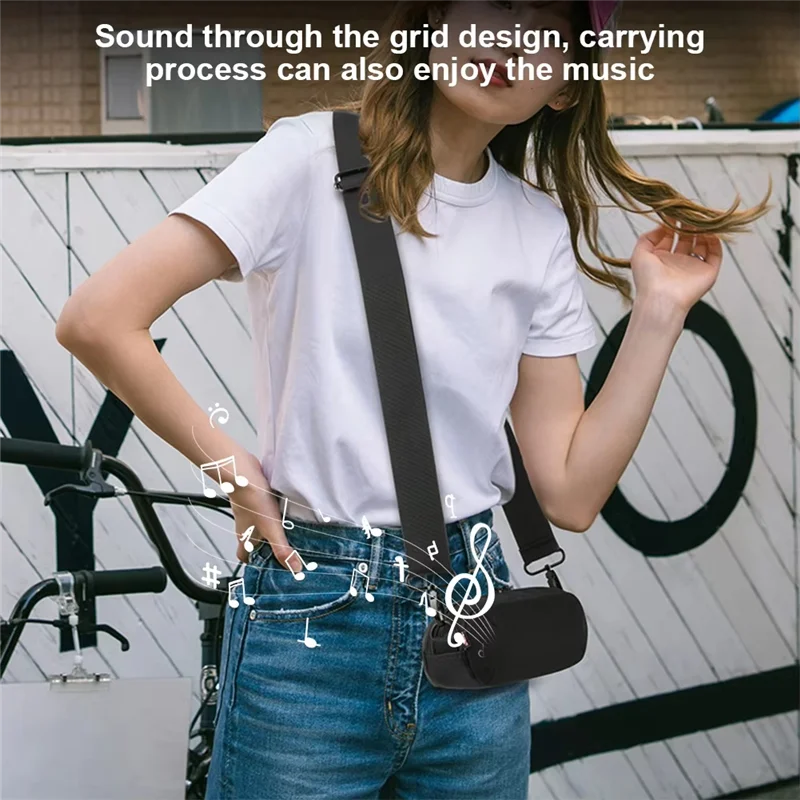 

KYCOR-Speaker Storage Shoulder Bag With Shoulder Strap Speaker Organizer Bag Travel Carry Pouch For Beats Pill 2024 BT Speaker